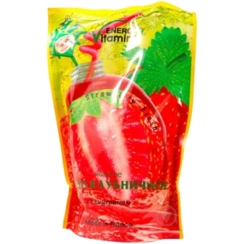 Мило рідке Energy of Vitamins Полуничне, 0,45 л